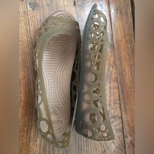 CROCS Adrina “jelly” slip on shoes